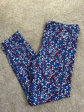 Vineyard Vines Star-Print Leggings - Blue, Red & White